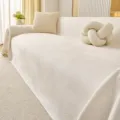 Beige Textured Sofa Cover Slipcover, Breathable Three-Layer Gauze Couch Cover Variant - 115*70 (Baby Blanket) / Beige
