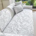 Summer European style minimalist non-slip sofa cushion jacquard grey pattern couch - 70x70 / Gray