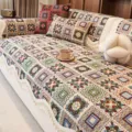 Boho jacquard sofa cover non-slip cushion with fringe tribal geometric pattern living room - 70*70 / Beige