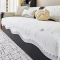 Copridivano in seta di ghiaccio estiva cuscino antiscivolo minimalista telo per divano - 70*70 / Starry Soft Sleep - Grigio