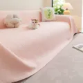 Copridivano jacquard rosa con motivo a farfalla, telo copridivano fresco e traspirante. - 180x130cm / Rosa