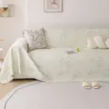 Fodera per divano in maglia fresca estiva, traspirante antiscivolo con motivo ad albero verde. - 180x130cm / Verde