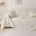 Fodera per divano in maglia fresca traspirante antiscivolo copridivano universale - 180x130cm / Grigio