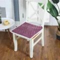 Winter Plüsch Stuhlkissen einfarbig dick weich Sitzauflage für Esszimmer Büro Stuhl Dekoration - Lila