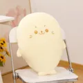 Cute yellow seal plush pillow, soft stuffed animal toy for bedroom couch nap and home decor. - 40x55cm / Baby Yellow