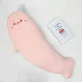 Cute pink seal plush toy pillow, soft stuffed animal sleep companion for bedroom and nap. - 95cm / Leopard Pink