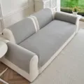 Housse de canapé en chenille grise minimaliste coussin de protection salon moderne - Type de Coussin (Yunxi Tapis de Canapé) / 70x70cm / Gris clair