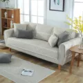 Quilted sofa cover set non-slip fabric couch cushion living room home decor beige - Beige / Chair Mat 40*45 Oval