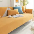 Moderne effen waterdichte bankhoes set, antislip, huisdier urine bescherming kussen set decor. - 30*50 / Dubbelzijdige Lendenkussenloop / Geel