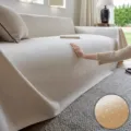 Housse de canapé en chenille universelle quatre saisons minimaliste beige protecteur - 180x130cm / Beige