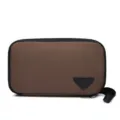 Καφέ Ανδρική Αδιάβροχη Τσάντα Clutch Πολυεστέρα Καθημερινή Φορητή Οργανωτής Θήκη - Καφέ