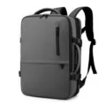 Grijs zakelijk reizen rugzak grote capaciteit laptop tas duurzame casual dagrugzak voor heren - Grijs