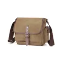 Borsa a tracolla in tela casual borsa a spalla marrone variante di colore quotidiana - Kaki