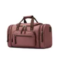 Borsa da viaggio in tela impermeabile grande capacità bagaglio esterno borsa a tracolla - Marrone