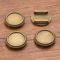 Antike Bronze runde Cabochon Basis Schale Rohling fur DIY Armband Schmuckherstellung - 18mm / Antike Bronze