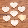 Breloques pendentifs de bijoux DIY en alliage cœur amour émail or KC 15x16mm - 1 Pièce / Blanc