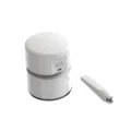Portable mini wireless desktop vacuum cleaner for office and home, compact handheld dust sweep. - White (Short Nozzle Type-C)