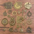 Vintage Steampunk Zahnrad Uhr Legierung Anhänger DIY Schmuck Basteln Zubehörteile - Set mit 10 Verschiedenen Modellen / 10er Pack