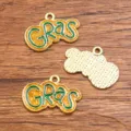 DIY Κρεμαστό Σμάλτο Κράμα KC Gold Καρναβάλι Κόσμημα Αξεσουάρ SKU Παραλλαγή - 1 Τεμάχιο/Συσκευασία (15x23mm)