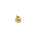 Gold zodiac ox pendant charm for DIY necklace jewelry making, detailed cute animal design. - Cow