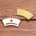 Krankenschwesterhut / 1 Stück (15x24mm)
