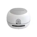 Wireless mini desktop cleaner for office school crumbs dust cleaning, white and grey. - Classic Battery Version (No Battery) / White