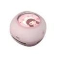 Pink mini desktop vacuum cleaner, cute portable handheld cleaner for student daily use. - Rechargeable Type-C / Pink