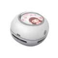Cute mini desktop vacuum cleaner rechargeable portable crumb cleaner for office school desk - Rechargeable Type-C / White