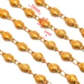 Roestvrij staal gouden schelp vorm ketting DIY sieraden accessoires maken onderdelen 50cm - Stijl 16 Schelp / 50cm / Goud