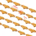 Roestvrij staal vergulde vlinderketting DIY halsketting sieraden maken accessoires - Stijl 22 Vlinder / 50cm / Goud