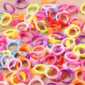 Bunte Plastik Ringrohlinge DIY Schmuckzusammenstellung verstellbare Ringfassungen Set - bunt