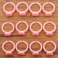 Rosa Kunststoff verstellbare Ringrohlinge, DIY Handwerk Schmuckherstellung Zubehör. - Rosa
