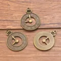 Antike Bronze Uhr Taschenuhr Anhänger DIY Schmuck Zubehör Retro Legierung Accessoires - Nr. 11 Wecker Stil / 1 Stück (24x32mm) / Antike Bronze