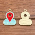 DIY Κράμα Camping Τοποθεσία Pin Κρεμαστό KC Χρυσό Σμάλτο Αξεσουάρ Μόδας Κοσμημάτων - Στυλ 23 Σημείο Πυξίδας (25F6)