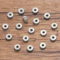 Perles Espaceur Engrenage En Acier Inoxydable Accessoires Pour Fabrication Bijoux DIY - 1 Pièce / 2*4mm (0.16g) / Acier