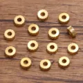 Perles Entretoises Rouages en Acier Inoxydable Dorées pour Fabrication de Bijoux DIY 8mm - 1 Pièce / 2*5mm (0.26g) / Or