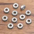 ανοξείδωτο ατσάλι γρανάζι χάντρες 4-8mm DIY αξεσουάρ κοσμημάτων σετ κατασκευής - 1 Τεμάχιο / 3*8mm (0.8g) / Χρώμα Ατσαλιού