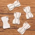 Silver alloy pencil sharpener charm pendants for DIY jewelry making and craft supplies. - Pencil Sharpener Style / 13x23mm