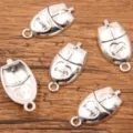 Pendentifs charms en alliage argenté avec design cœur amour pour vos bijoux faits main. - Style Souris