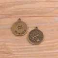 Charmes en métal de zodiaque du Verseau en bronze vintage pendentif DIY pour collier bracelet - Bronze Antique - Verseau
