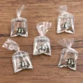 Leuke hars vis in zak hanger DIY sieraden accessoires voor ketting sleutelhanger decoratie - Zwart-Wit Gestreepte Vis