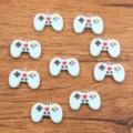 Ciondolo in resina controller azzurro, accessori fai da te per collana e bracciale - Blu