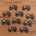 Simpatici ciondoli in resina con controller di gioco nero per collane bracciali DIY - Nero