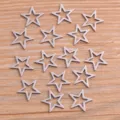 Pendentifs étoile creuse en acier inoxydable, lunettes géométriques pour bijoux DIY. - Style Étoile / S