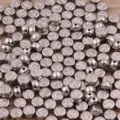 Perles de lettres argentées, breloques alphabet en vrac pour fabrication de bijoux DIY. - Perles Alphabet Argentées Plaquées (25) / Pack de 100