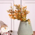 Fiori artificiali mazzo di piante finti decorazione per casa ufficio camera da letto. - Giallo arancio