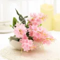 Fiori di giacinto in seta artificiale per decorazione matrimonio piante in vaso rosa decor - Rosa