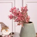 Bouquet di fiori artificiali rosa finte piante floreali per decorazione ufficio casa - Rosa