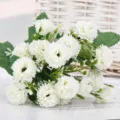 Bouquet di fiori di lillà artificiale bianco off finti fiori decorazione casa bello - Bianco avorio