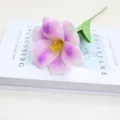 Künstlicher Tulpen Blumenstrauß lila weiß realistisch Heimdekoration einzelne Blüte neu - Crushed Ice Lila